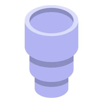 Rain gutter icon, isometric style Stock Illustration