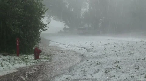 Rain of Hail 스톡 동영상 54750410