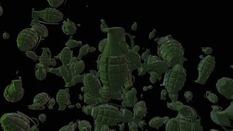 Rain Hand Bomb Video stock 146732498