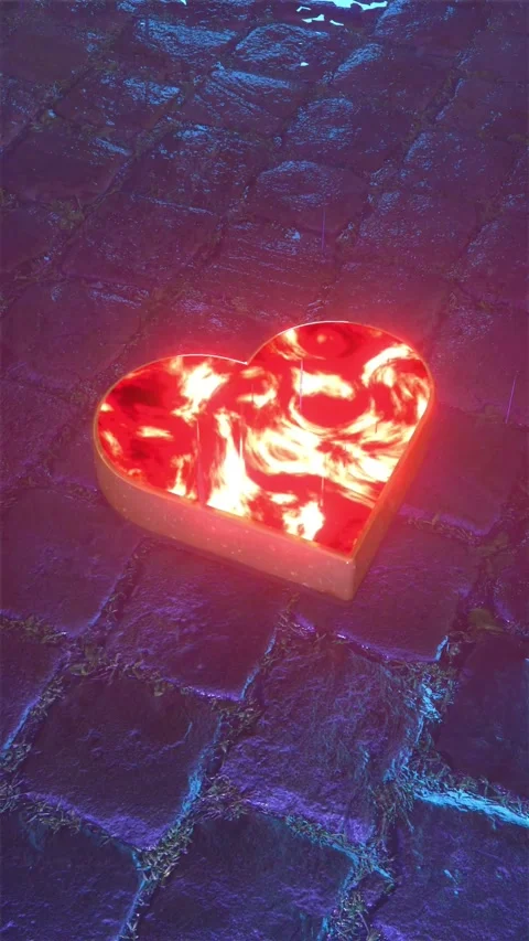 Rain heart Stock Footage 302526436