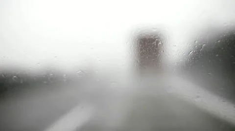 Rain on the highway Stock-Footage 20600979