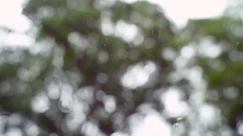 Rain hit windscreen Stock Footage 148210570