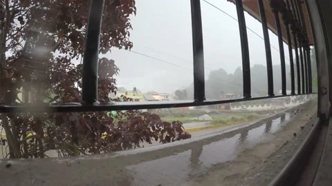 Rain House 2 Stock Footage 169617956