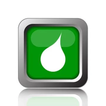 Rain icon. Internet button on black background.. Stock Illustration