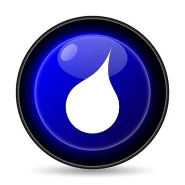 Rain icon. internet button on white background.. Stock Illustration