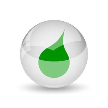 Rain icon. Internet button on white background.. Stock Illustration