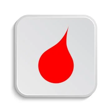 Rain icon. Internet button on white background.. Stock Illustration