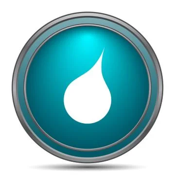 Rain icon. Internet button on white background.. Stock Illustration