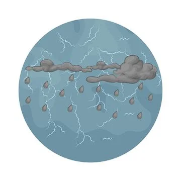 Rain Illustration Illustration