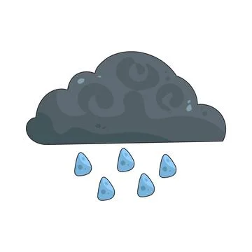 Rain illustration Stock Illustration