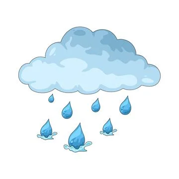 Rain illustration Stock Illustration