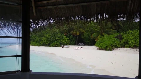 Rain on the island Stock Footage 82495184