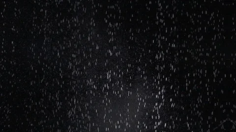 Rain, Isolated On Black Background, slow motion 스톡 동영상 91686673