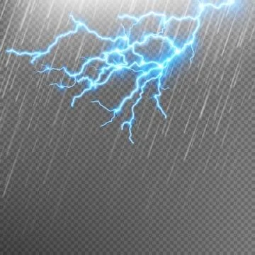 Rain isolated on transparent background. EPS 10 스톡 일러스트