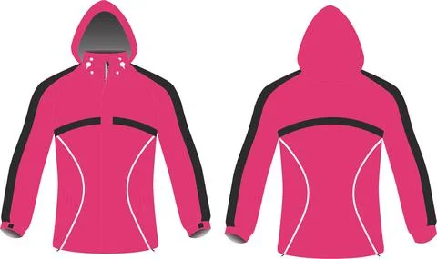 Rain Jacket Fully Waterproof Vectors Stock Illustration