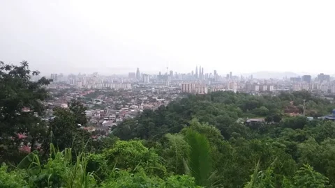 A rain in KL Stock Footage 145803141