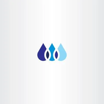 Rain logo icon vector design Illustrazione stock