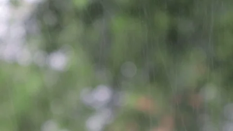 Rain, lots of raindrops water 库存影片 112353138