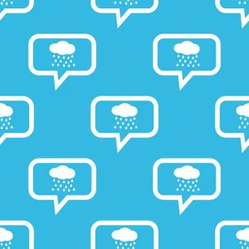Rain message pattern Stock Illustration