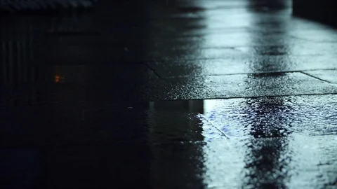 Rain in milan Stock Footage 89208107