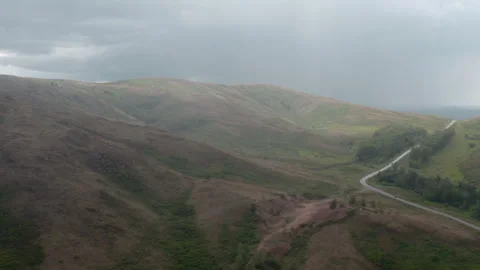 Rain in the mountains Stock Footage 245371039