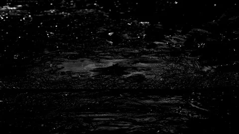 Rain in the Night Stock Footage 87178156