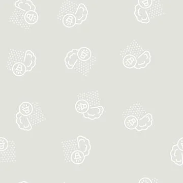 Rain noise line seamless pattern 库存插图