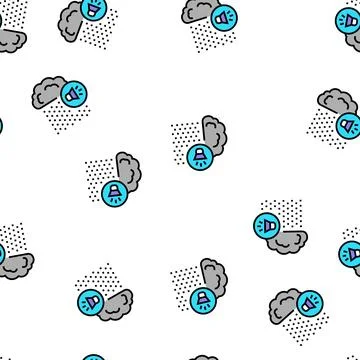 Rain noise vector seamless pattern Stock Illustration