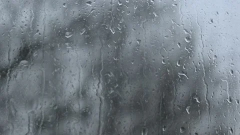 Rain outside the window Stock Footage 181481641