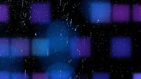 Rain outside the window. Night. Weather Stock Footage 45739174