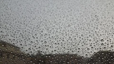 Rain over the city Stock Photos