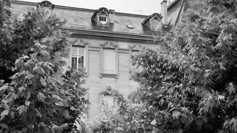 Rain Over Historic Building Vídeo Stock 297177690