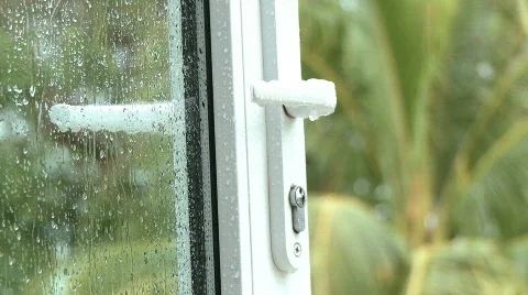 Rain Over Paradise Stock Footage 476693