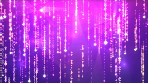 Rain of particles. Flying lights. Shimmering glitter. Festive movement. Stock Footage 123037024