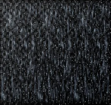 Rain pattern, realistic rain with snow, vector Stock Illustration