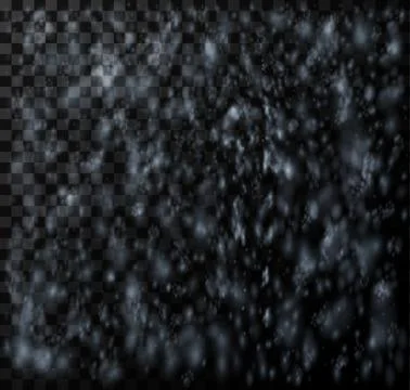 Rain pattern, realistic rain with snow, vector Stock Illustration