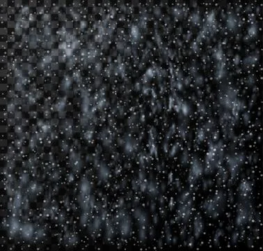 Rain pattern, realistic rain with snow, vector Stock Illustration
