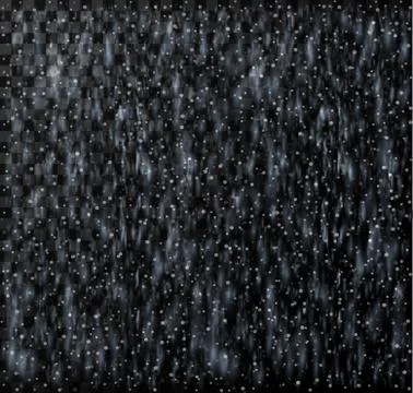 Rain pattern, realistic rain with snow, vector Stock Illustration