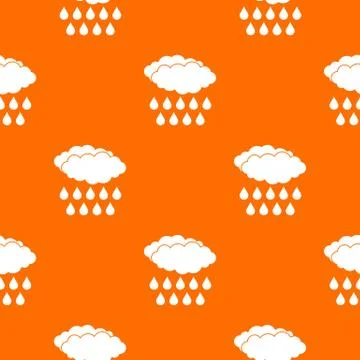 Rain pattern seamless Illustrazione stock