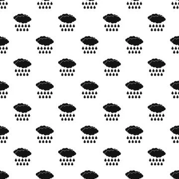 Rain pattern vector Illustrazione stock