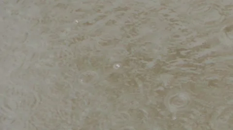 Rain, pool, dampness, water from above and from below Stock Footage 8558234