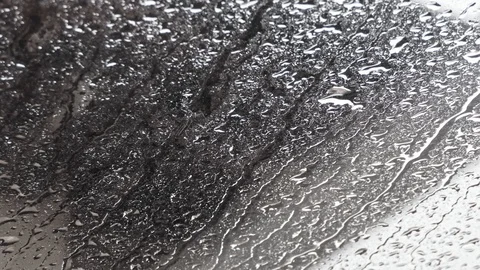 Rain pouring on the window 動画素材 123272444