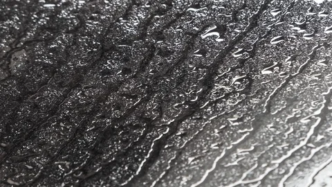 Rain pouring on the window Vídeo Stock 123272594