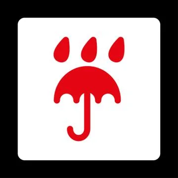 Rain protection icon Stock Illustration