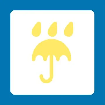 Rain protection icon Illustrazione stock