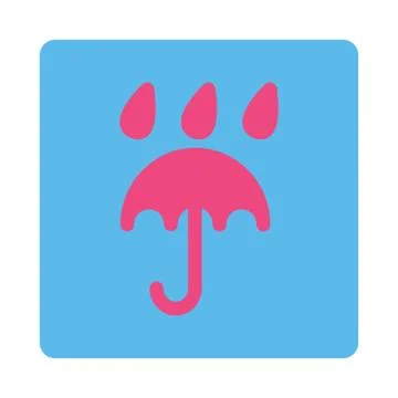 Rain protection icon Illustrazione stock