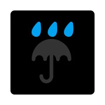 Rain protection icon Illustrazione stock
