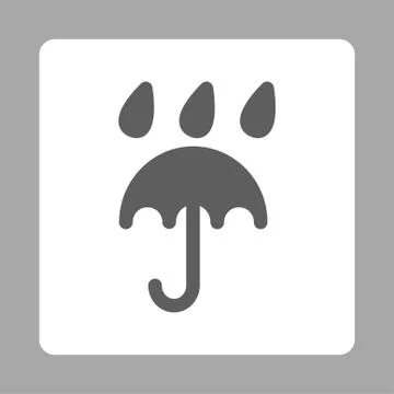 Rain protection icon Illustrazione stock