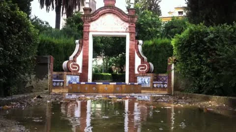 Rain in Puddle Stock Footage 10729306