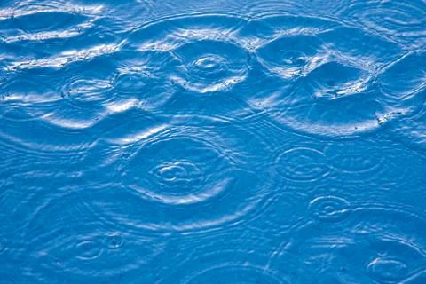 Rain puddles Stock Photos